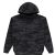 Cotton Fleece Hooded Black Camo Printed Kangaroo Pocket Hoodie Size xs