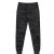 Black Camo Printed Fleece Lined Jogger Size L
