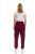 Womens Fleece Lined 3 Pocket Jogger Burgundy Size 3X-Large