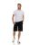 144 Wholesale Mens Cotton Fleece 3 Pocket Shorts Black Size Small - WSD
