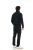Mens Cotton Fleece Line Quarter Zip Sweat Shirt Black Size Small