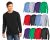 Mens Cotton Long Sleeve Tee Shirt Assorted Colors And Sizes S-Xxl