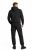 Cotton Fleece Cargo Jogger And Zipper Hoodie Set In Black Assorted Sizes M- 2xl