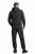 Cotton Fleece Cargo Jogger And Zipper Hoodie Set In Charcoal Assorted Sizes M- 2xl