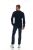 Men's Thermal Long Sleeve Shirt In Navy Size S