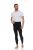 Mens Cotton Thermal Waffle Pants, Black Size Small