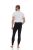 Mens Cotton Thermal Waffle Pants, Black Size Medium
