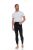Mens Cotton Thermal Waffle Pants, Black Size 2X-Large