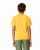Kids Youth Cotton Yellow T Shirts Size X-Large