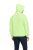 Men's Cotton Fleece Hooded Sweat Shirt Bright Assorted Colors Size Large