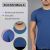 Men's Cotton Short Sleeve T-Shirt Size 5X-Large - Blue