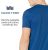 Men's Cotton Short Sleeve T-Shirt Size 5X-Large - Blue