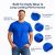 Men's Dark Eversoft Cotton Short Sleeve Crew Neck Lightweight T-Shirt Size 6xlarge