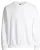 Mens Cotton White Crew Neck Sweatshirt Size Large
