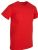 Men's Cotton Short Sleeve T-Shirt Size X-Large, Red
