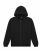 Mens Sponge Fleece Full Zip Hoodie Black Size Large