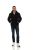 Unisex Black Zipper Hoodie Cotton Fleece Lining Assorted Sizes M-2x