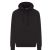 Unisex Cotton Hoodie Sweatshirt In Black Size Xlarge