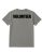 Unisex Cotton Volunteer Printed T Shirt Gray With Black Print Back And Front Size Medium