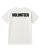Unisex Cotton Volunteer Printed T Shirt White With Black Print Back And Front Size Medium