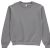 Unisex Fleece Line Cotton Crew Neck Sweat Shirt Assorted Gray Navy Black Size Large