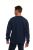 Unisex Fleece Line Cotton Crew Neck Sweat Shirt Assorted Gray Navy Black Size Xlarge