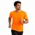Unisex Moisture Wicking Neon Orange T Shirt Size Medium