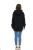 Women's Cotton Oversized Hoodie Sweat Shirt Black Size Large
