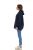 Womens Cotton Over Sized Hoodie Navy Size 3xl