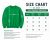 Youth Cotton Crew Neck Sweat Shirt Green Size Large