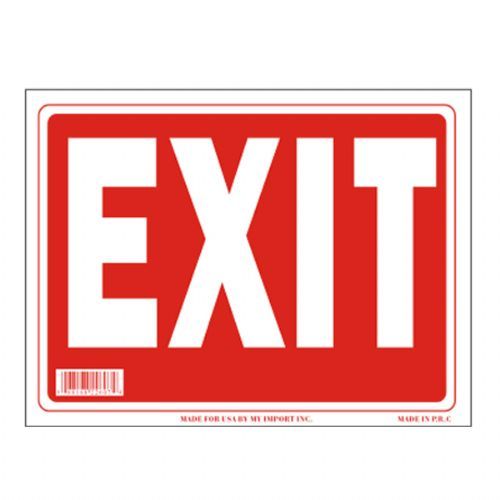 96 Pieces of Sign 9in X 12in Exit