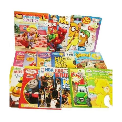 100 Wholesale Licensed Coloring Books/activity Books