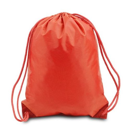 60 Pieces of Drawstring Backpack - Orange