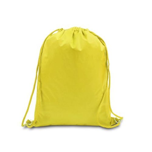 48 Pieces of Drawstring Backpack - Bright Yellow