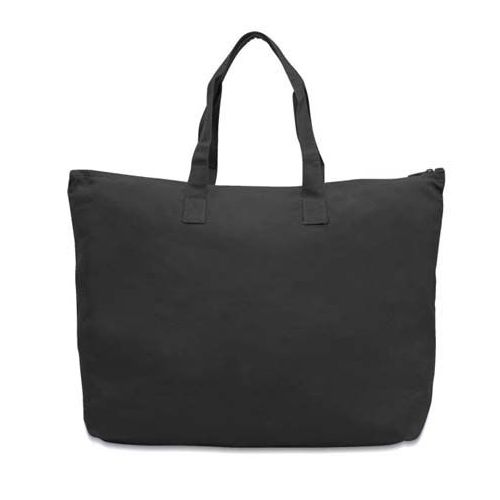 48 Pieces Cotton Canvas Tote - Black - Tote Bags & Slings - at ...