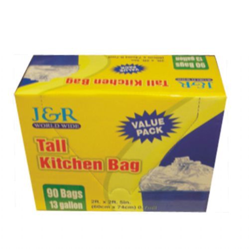 12 Pieces of Garbage Bag Tall Kitchen 13gal 90ct