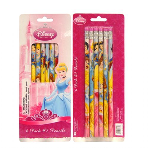 48 Pieces of Pencil #2 6pk Princess