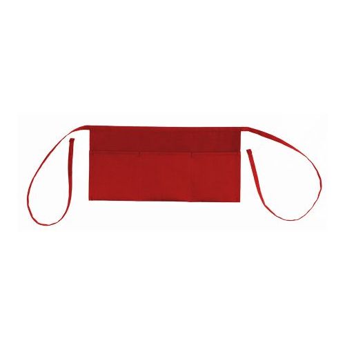 72 Pieces of Cotton Twill Waist Apron Red