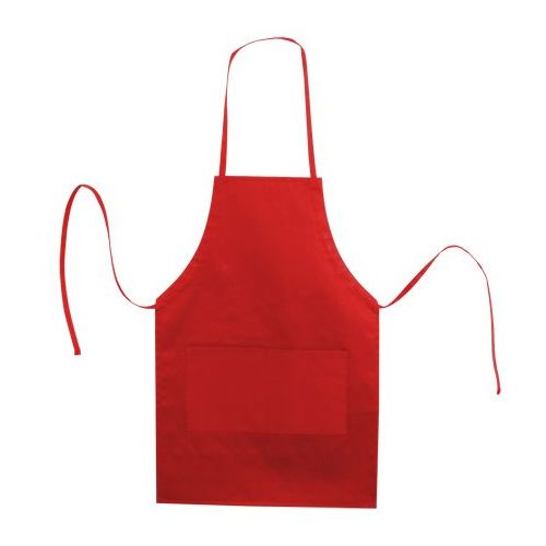 72 Pieces of Butcher Style Cotton Twill Apron Red