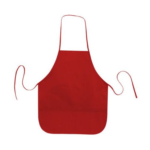 72 Pieces of Cotton Twill Apron Red