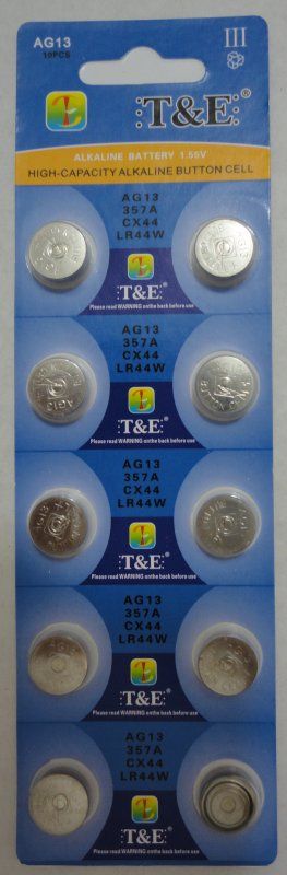 40 Pieces of 10pk Ag13 Battery