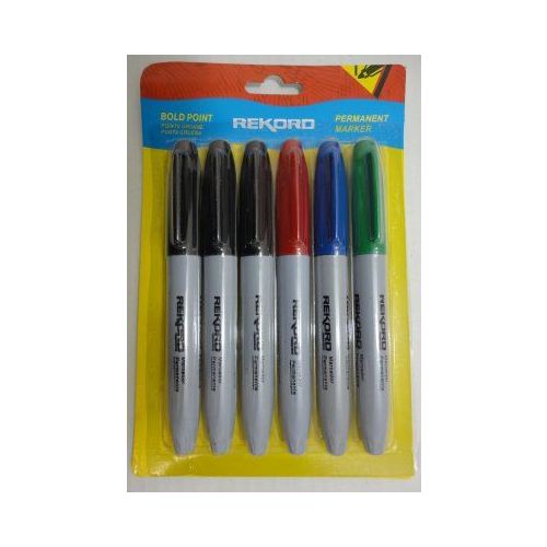 30 Pieces of 6pc Thick Colored Marker Set
