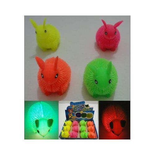 144 Wholesale Light Up Rabbit Spike Toy