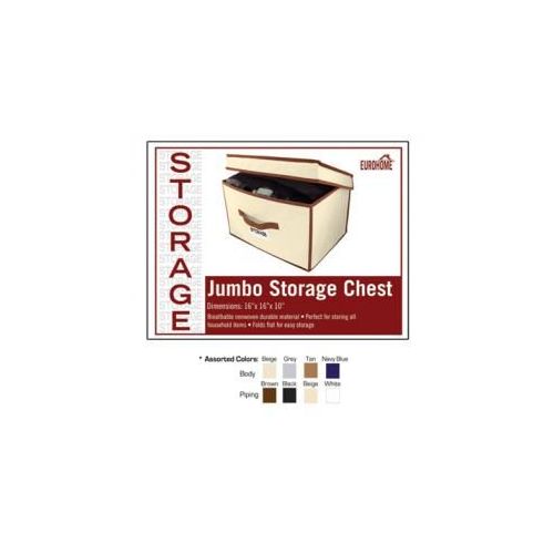 24 Pieces of 16 X 16 X 10 Large Storage Chest -4 Assorted Colors