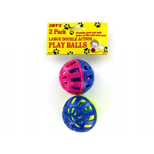 72 Wholesale 2 Pack Cat Play Balls