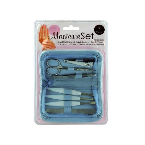 18 Pieces of Manicure Set With Zipper Pouch