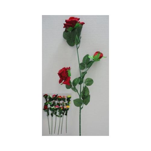 144 Pieces 29" 3 Head Roses - Artificial Flowers