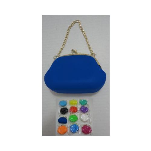72 Pieces of Silicone Change Purse With Chain