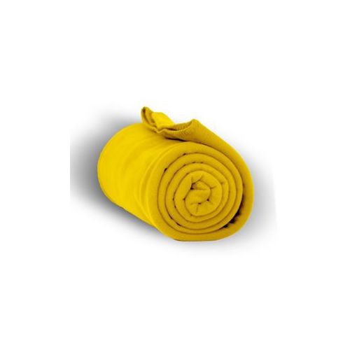 20 Pieces Fleece Blankets In Yellow - Fleece & Sherpa Blankets