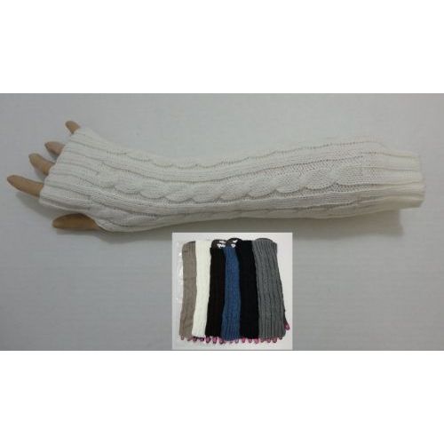 120 Pieces of Arm WarmeR--Solid Color Knit